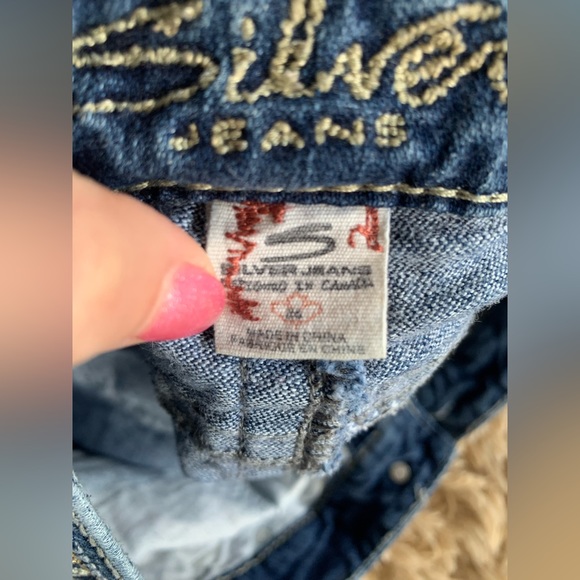 Silver BKE Cut off jean shorts size 26 - Picture 3 of 10